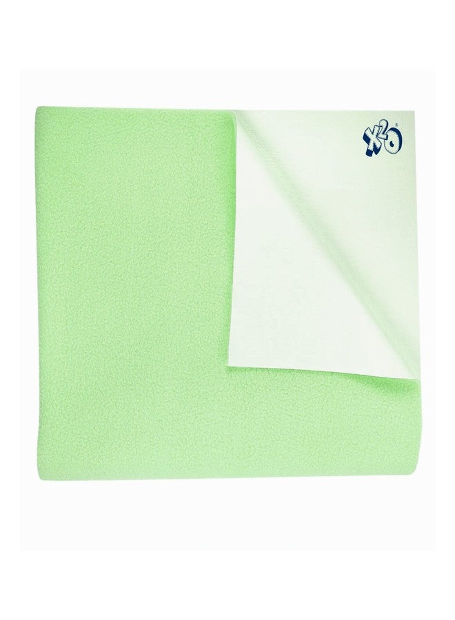 x2o Baby Fabric Made with Soft and Skin Friendly Fleece Material(Green)(Pack of 1)(70x100 cms) - Image 2
